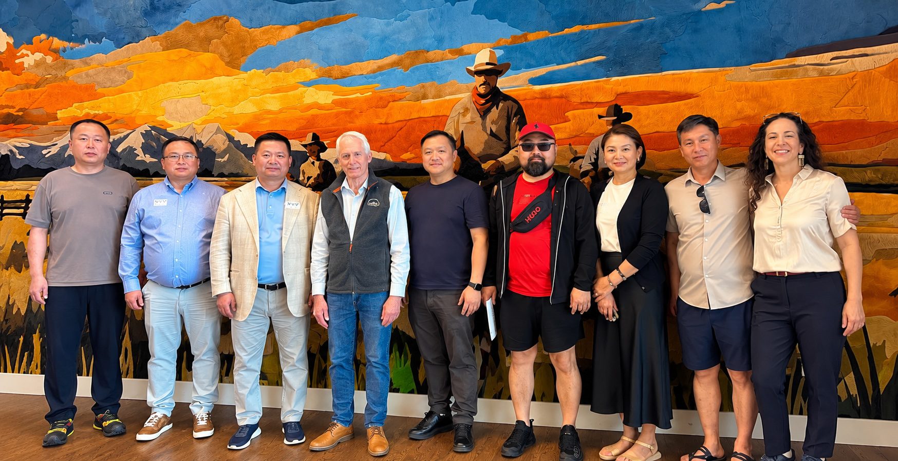 International delegation visiting Denver