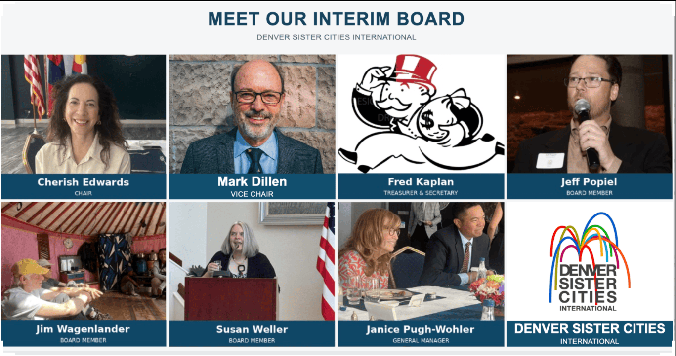Denver Sister Cities International Board of Directors collage